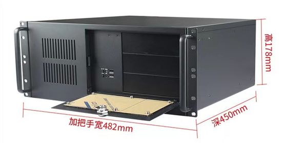 4U IPC 산업 랙 장착 컴퓨터 상부 랙 7 또는 14 확장 슬롯