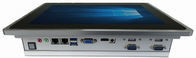12.1 인치 용량 팬 없는 터치 스크린 PC J1900 CPU 듀얼 네트워크 2 시리즈 4 USB