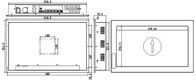 P2106TW2 1920x1080 산업 터치 패널 PC 21.5 인치 1 PCI 또는 PCIE 확장