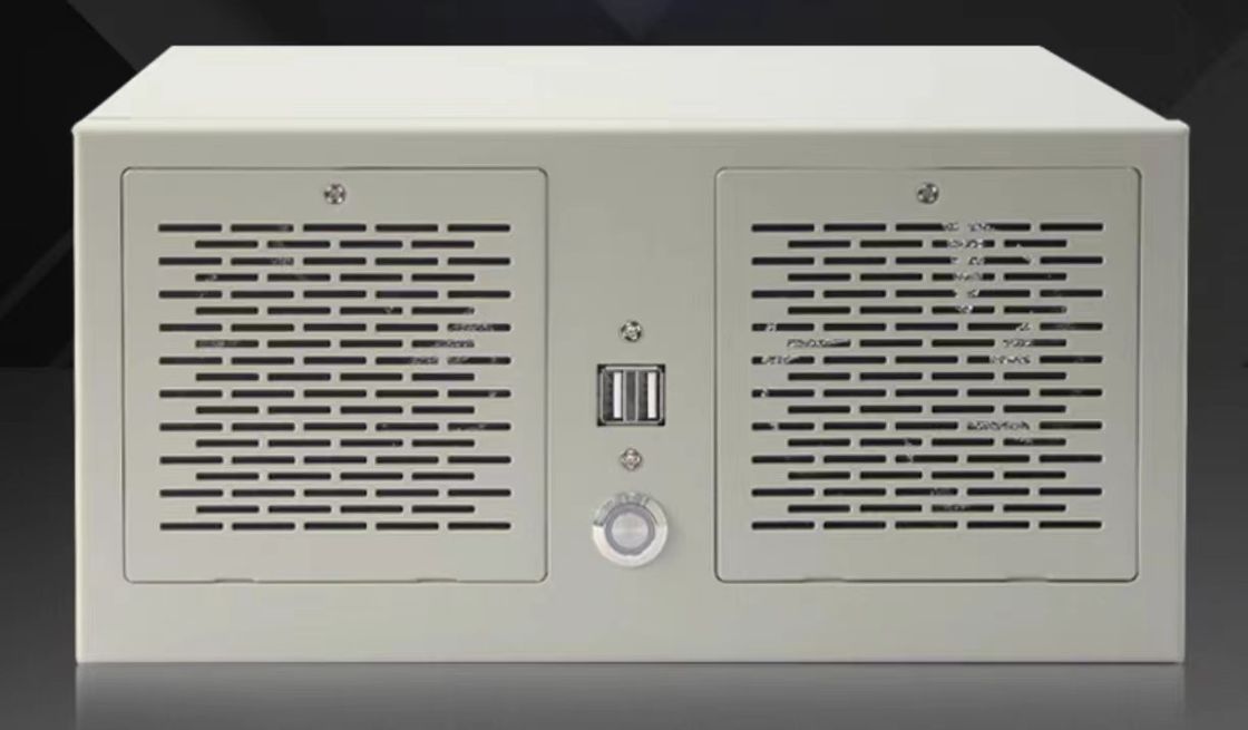 3U 소형 산업용 벽 장착 터치 스크린 컴퓨터 지원 전체 높이 PCI-E 슬롯